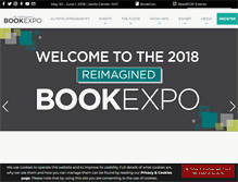 Tablet Screenshot of bookexpoamerica.com